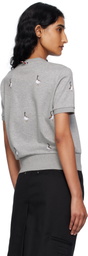 Thom Browne Gray Cotton Milano Geese T-shirt