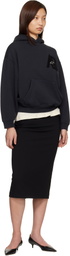 ANINE BING Black Jaci Letterman Hoodie