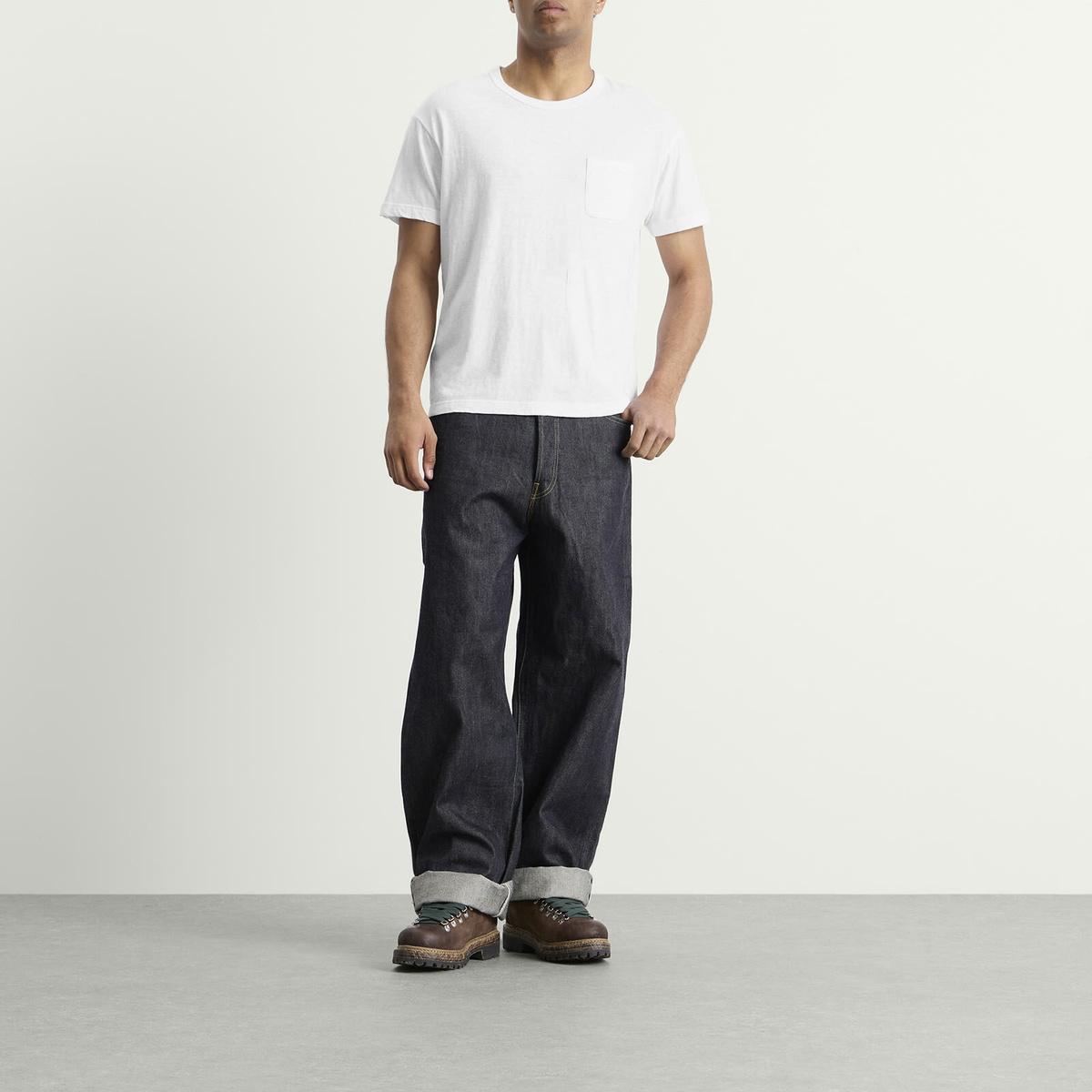 Visvim Men's Sublig Jumbo II 3-Pack Short Sleeve T-Shirt in White