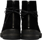 Marsèll Black Parrucca Combat Boots