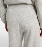 Jardin des Orangers Cotton and cashmere wide-leg pants