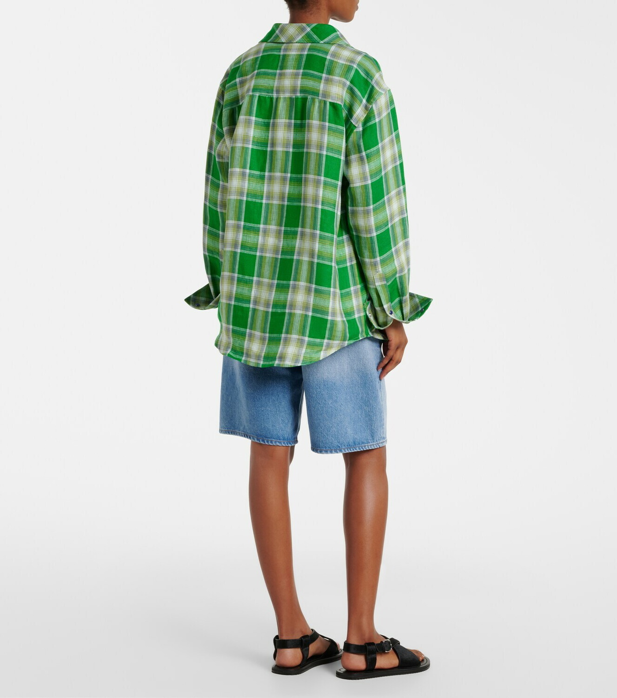 Citizens of Humanity Court denim Bermuda shorts
