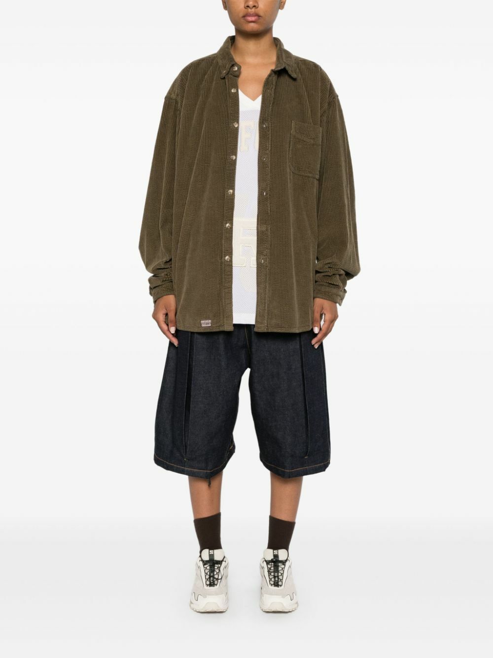 ERL Brown Corduroy Shirt