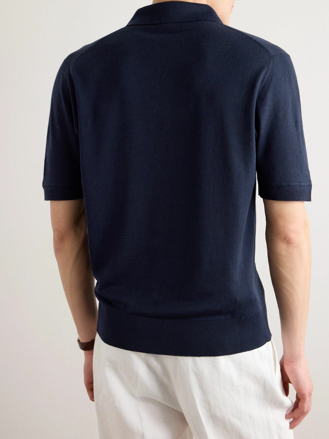 LORO PIANA 26S KNIT POLO SHIRT 652