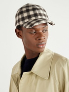 De Bonne Facture - Checked Wool Baseball Cap - Gray