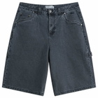 Dime Men's Classic Denim Shorts in Overdyed Blue