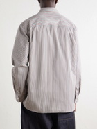 A.P.C. - Malo Striped Cotton-Poplin Shirt - Gray