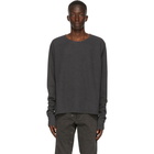 Greg Lauren Grey Thermal Sweatshirt