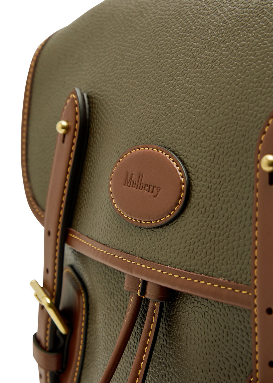 Mulberry Heritage Pebbled Leather Backpack - Brown - One Size