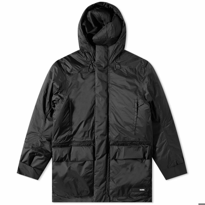 Photo: Rains Men's Alpine Nylon Parka Jacket in Black
