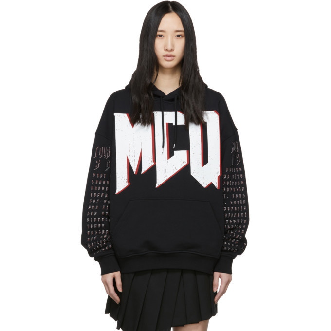 Photo: McQ Alexander McQueen Black Logo Hoodie