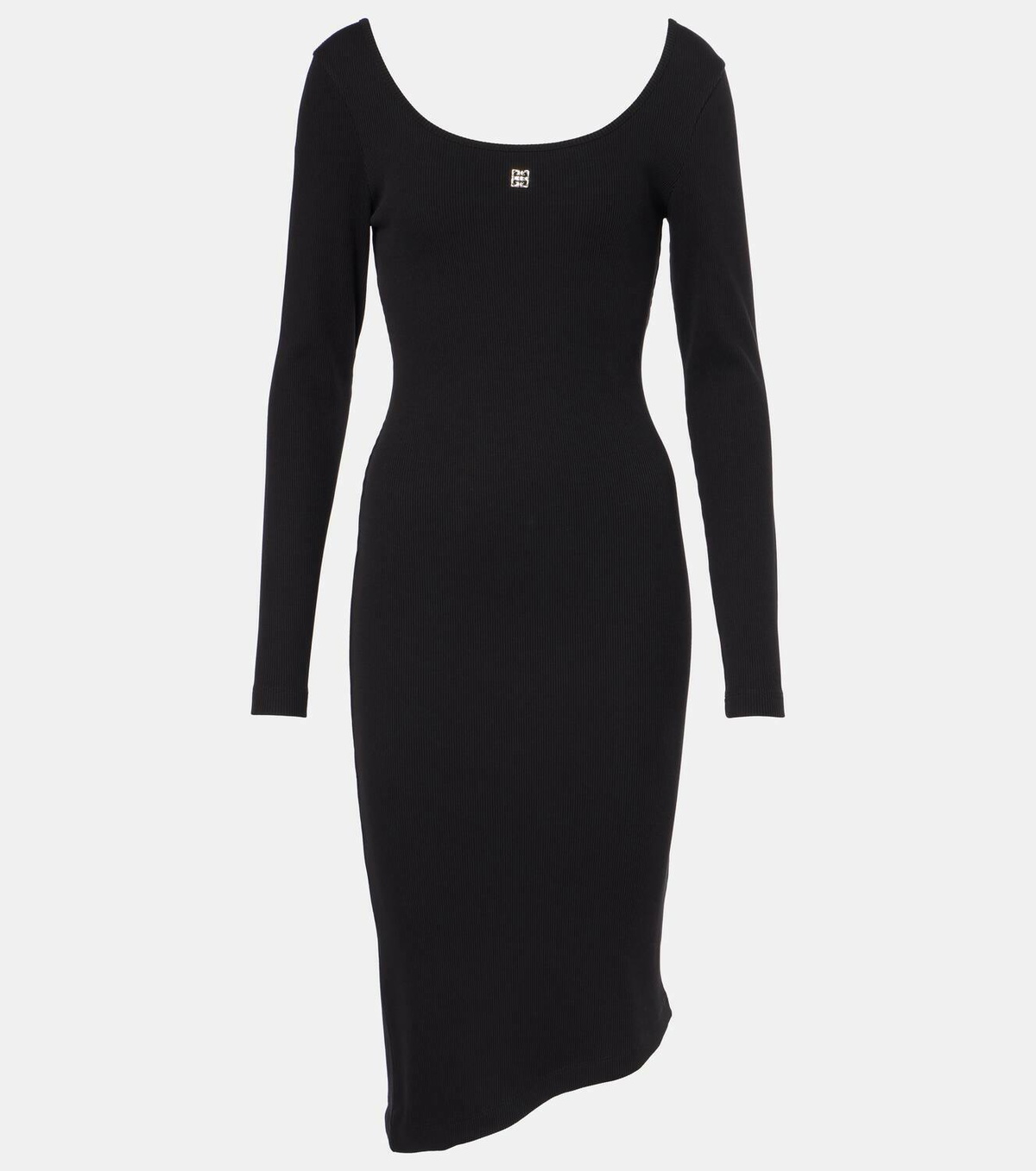 Givenchy Ribbed-knit cotton jersey midi dress Givenchy Givenchy Ribbed-knit cotton jersey midi dress Givenchy
