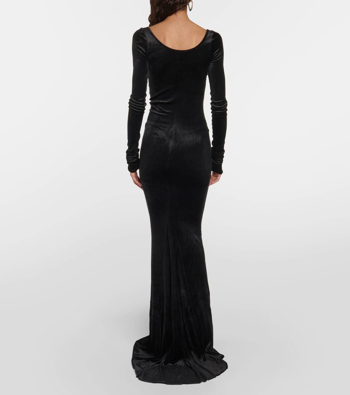 rick owens cotton jersey maxi dress Rick Owens Maxi Dress