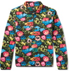 Stüssy - Logo-Embroidered Floral-Print Fleece Half-Zip Sweatshirt - Multi