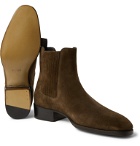 TOM FORD - Suede Chelsea Boots - Brown