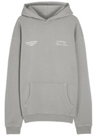 Club 1984 Melrose Hooded Cotton Sweatshirt Dark Grey