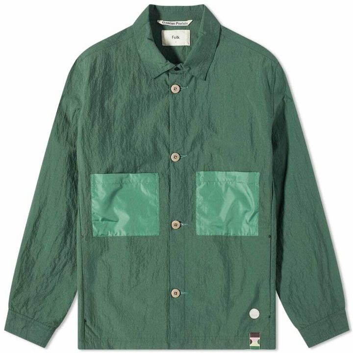 Photo: Folk Men's Stack Jacket in Green