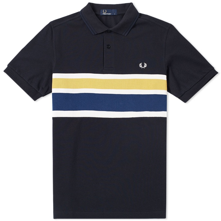 Photo: Fred Perry Stripe Panel Polo