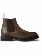 George Cleverley - Jason II Waxed-Leather Chelsea Boots - Brown
