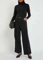 Eileen Fisher Turtle-neck Jersey top Black