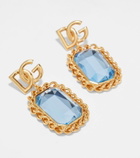 Dolce&Gabbana DG embellished clip-on earrings