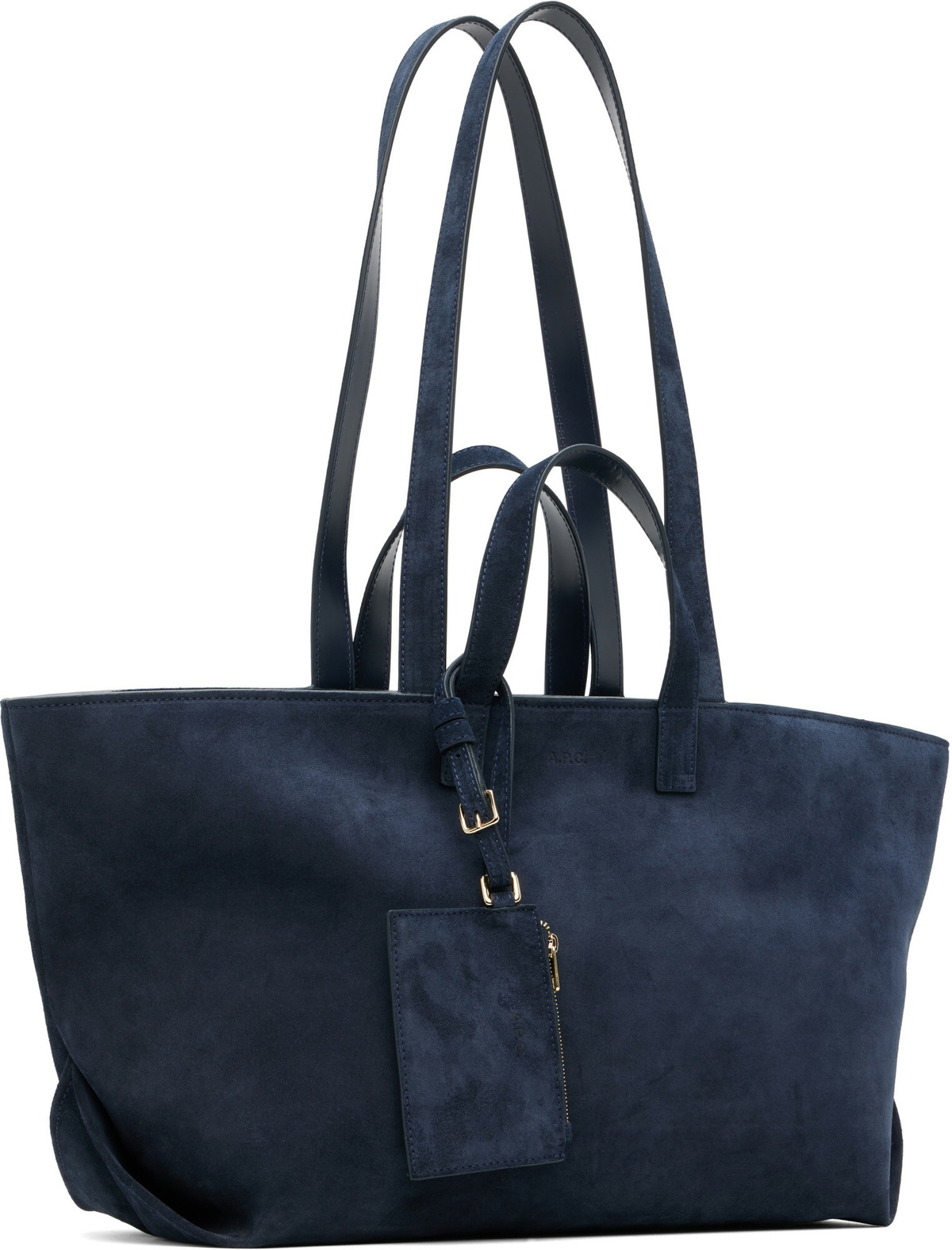 A.P.C. Navy 'Le Drummer' Tote