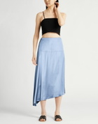 Peserico Womens Midi skirt Slate in Blue
