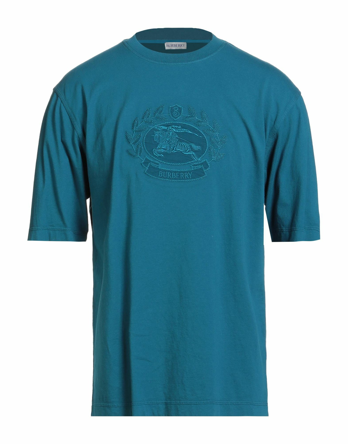 Burberry Mens T-shirt in Deep teal