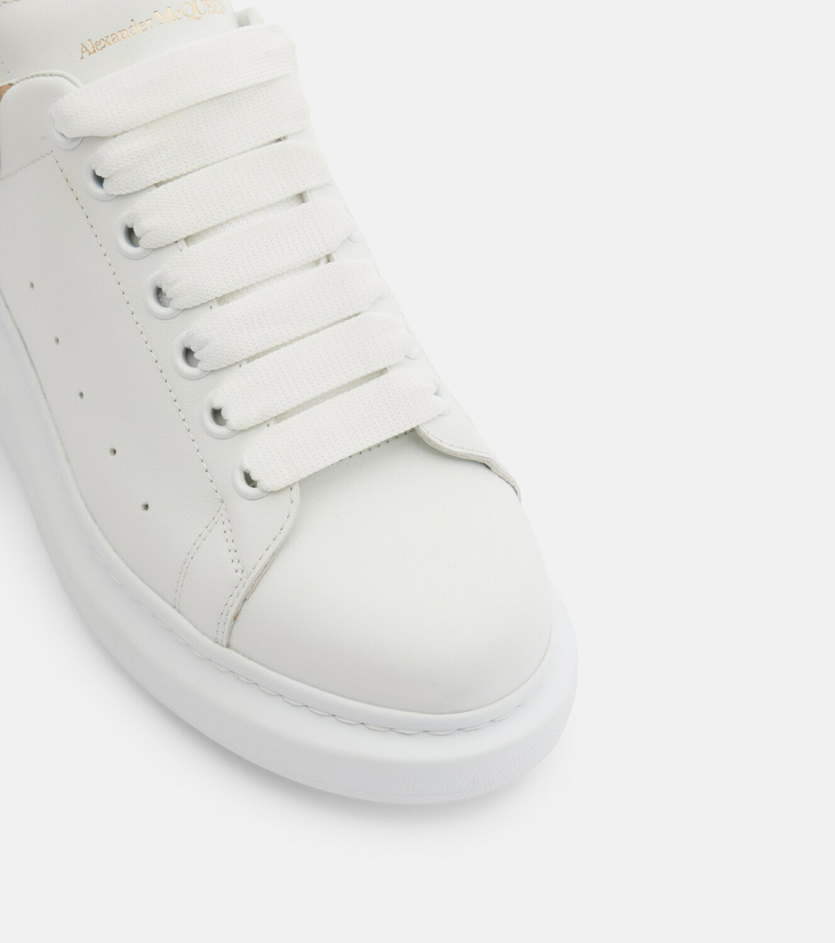 McQueen Oversized leather sneakers