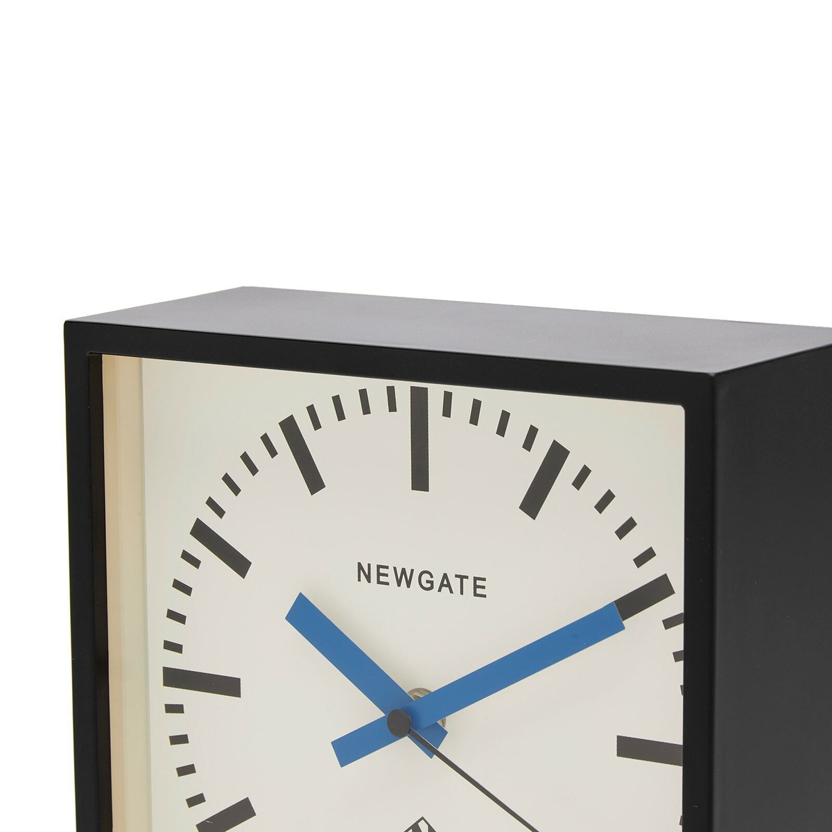 Newgate Clocks AMP Railway Mantel Clock in Blue 