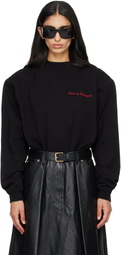 WILLY CHAVARRIA Black 'Casa De Chavarria' LS Bodysuit