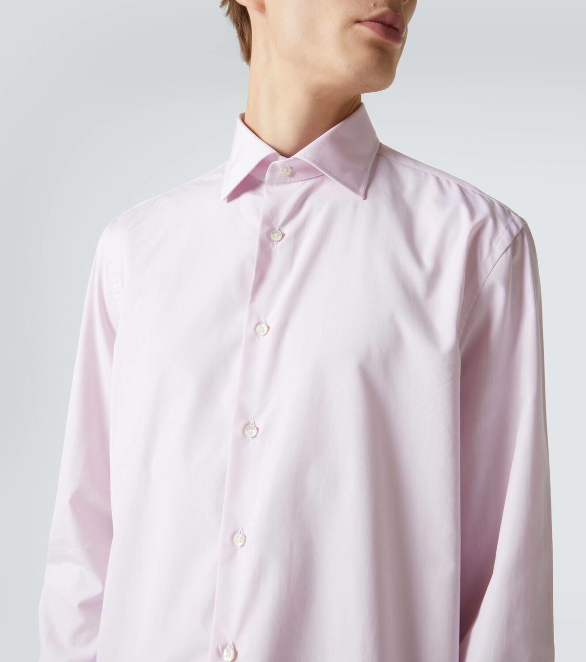 Canali Classic cotton Oxford shirt