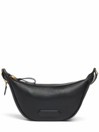 TOM FORD Zip Line Shiny Leather Messenger Bag