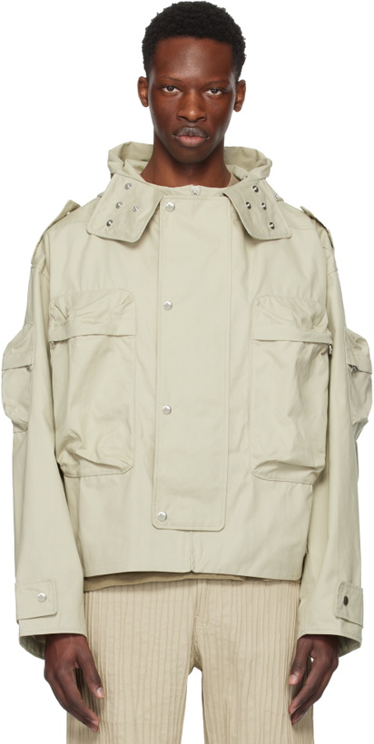 Photo: Tondolo Taupe Otidea Hooded Jacket