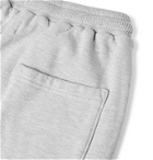 Pasadena Leisure Club - California Leisure Tapered Printed Mélange Fleece-Back Cotton-Jersey Sweatpants - Gray