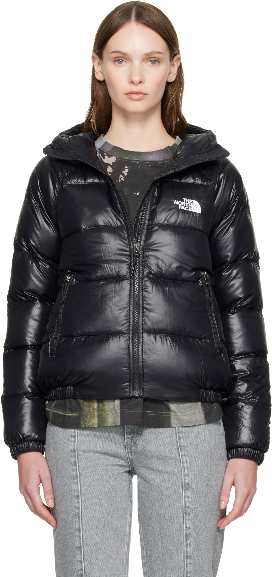 The North Face Black Hydrenalite Hoodie Down Jacket