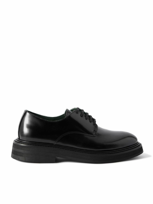 Photo: VINNY's - Officer Polished-Leather Derby Shoes - Black