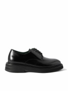 VINNY's - Officer Polished-Leather Derby Shoes - Black