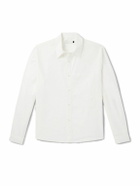 Amomento - Cotton and Silk-Blend Poplin Shirt - White