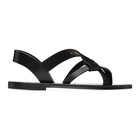 Saint Laurent Black Matt Sandals