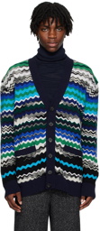 Missoni Blue Chevron Cardigan