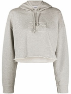 GANNI - Oversized Cropped Hoodie