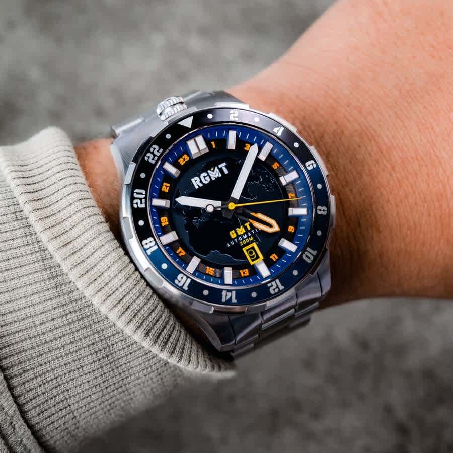 RGMT Globemaster Automatic Blue Dial Mens Watch RG-8067-44