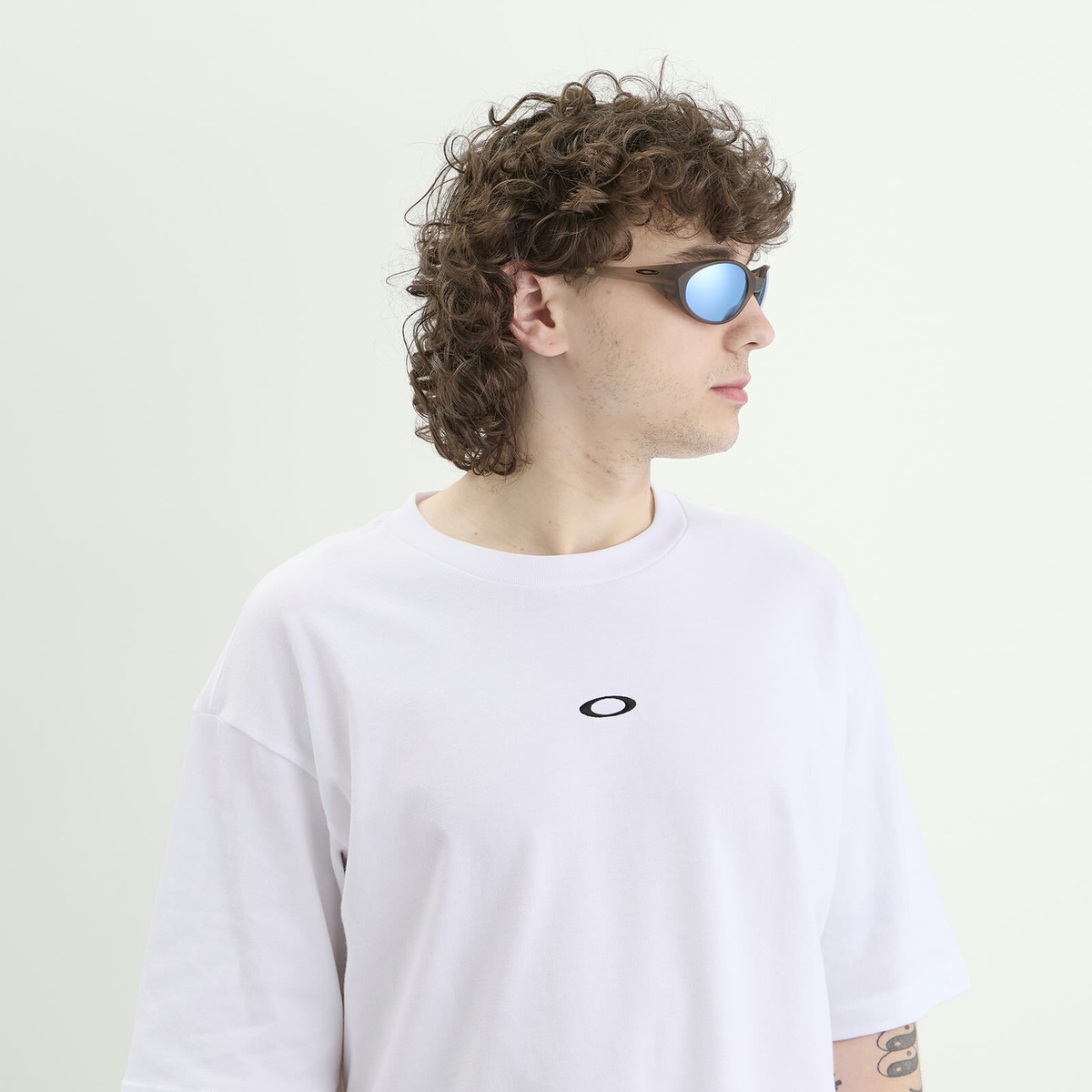 Oakley Eye Jacket Redux Sunglasses in Mt Brown Smoke/Prizm Deep Water 