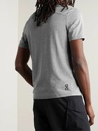 ON - Slim-Fit Cotton-Blend Jersey T-Shirt - Gray