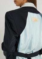 Bettter Ellis Panelled Wool-blend Blazer Navy