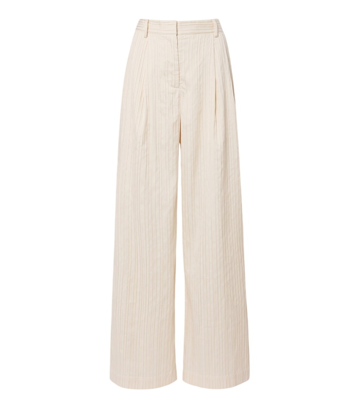 Photo: Simkhai Grace striped wide-leg pants
