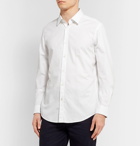 Hugo Boss - Lukas Cotton and Linen-Blend Shirt - White