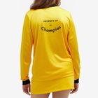 Champion Women's x Guizio Long Sleeve T-Shirt in Yellowblack