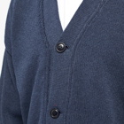 Nanamica Men's Paper Knit Cardigan in Navy